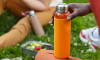 BLACK AND BLUM GLASS WATER BOTTLE