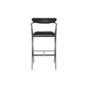 Gianni Bar Stool Leather - Raven