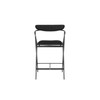 Gianni Counter Stool Upholstered - Activated Charcoal