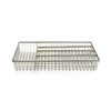 UTENSIL TRAY - 4 SECTION - WIRE CHROME