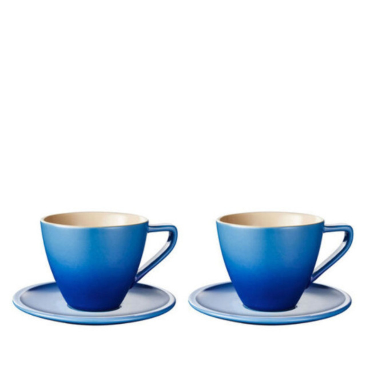 Le Creuset Set of 2 Cappuccino Cups & Saucers