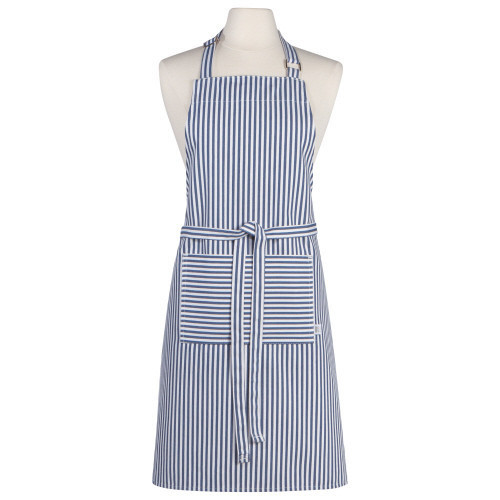 APRON - NARROW ROYAL STRIPE