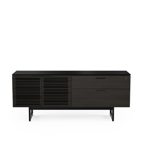 CORRIDOR CREDENZA CHARCOAL STAINED ASH