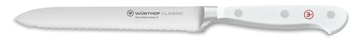 Classic White Serrated Utility Knife