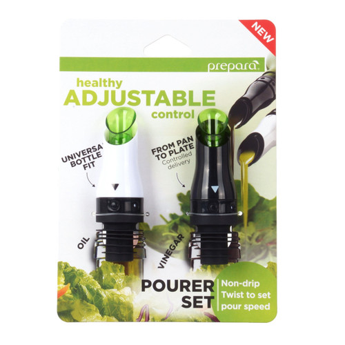 PREPARA OIL/VINEGAR POURER 2PK