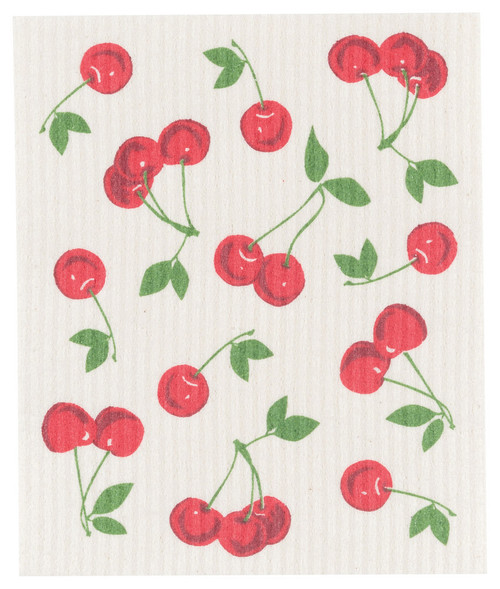 SWEDISH DISH CLOTH - CHERRIES