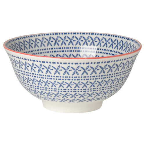 STAMPED BOWL 6" - BLUE CROSS