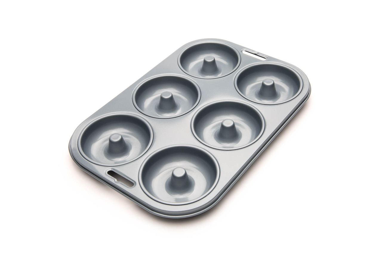 Fox Run Muffin and Cupcake Pan, Micro, Extra Small 6 Cup, Stainless Steel