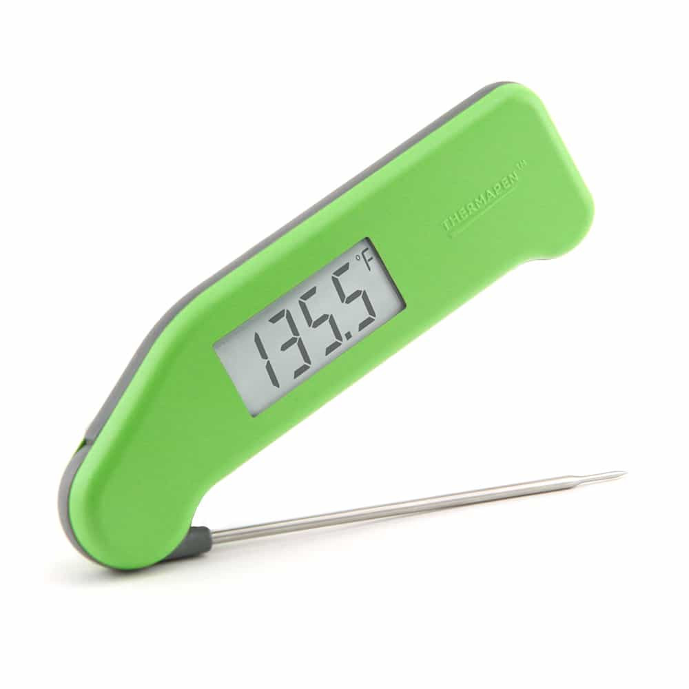 Taylor Yellow Plastic Thermocouple Digital Thermometer with Folding Probe  -40 to 572 Degrees