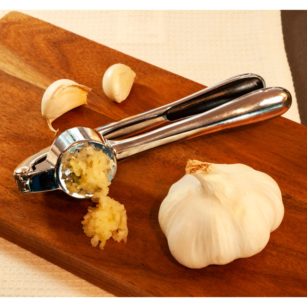 All-Clad Stainless-Steel Garlic Press, Garlic Tools