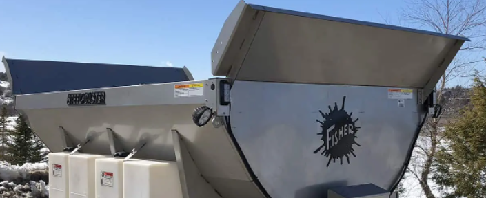 81119 FISHER STEELCASTER & WESTERN STRIKER GENUINE ACCESSORY 70" WIDE SPILL GUARD KIT 4.5