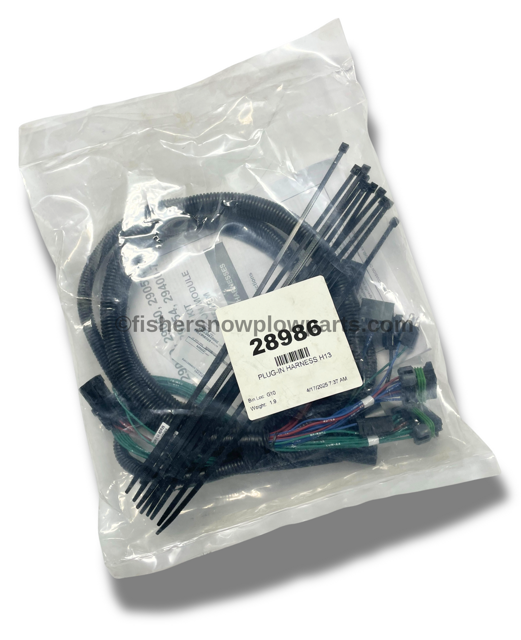VlEWウエット 28986 - Genuine Plug-In Harness H13 for Fisher, Western, SnowEx