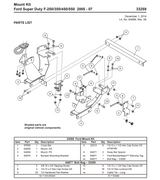 33259 Ford Super Duty F-250/350/450/550 2005 - 07