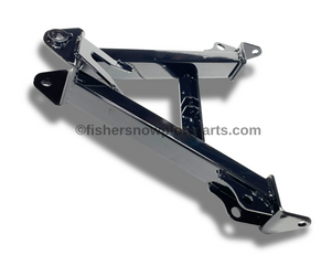 The 69523 Fisher HT - WESTERN HTS Snowplows Factory Genuine Replacement Part A Frame is an essential component designed to restore optimal performance to your snow plowing setup. This high-quality A Frame is crafted to fit seamlessly with the Fisher HT plow models, ensuring you maintain the reliability and efficiency you need when battling winter weather.