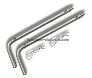 The 78031 Chute Attachment Pin Bag is an essential replacement component designed for a variety of Hopper spreaders, including the Fisher Tempest, Polycaster, Steel-caster series, Western Tornado, Striker & Marauder, and the SnowEx Renegade as well as Blizzard Ice Chaser. This genuine part ensures that your spreader operates at peak efficiency, making it a vital addition for anyone committed to maintaining their equipment.