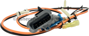 78105 - FISHER SPREADER GENUINE REPLACEMENT PART - FLEETFLEX POLYCASTER & WESTERN TORNADO ONLY CABLE ASSEMBLY, LONG. HARNESS LOCATED & MOUNTED INSIDE CHUTE