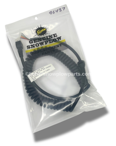 The 96437 Fisher Western Snowplows Factory Genuine Replacement Part is an essential component designed to enhance the efficiency and functionality of your snow removal system. This harness handheld FishStik is specifically engineered for use with three plug straight blade 6-pin configurations, ensuring seamless operation and reliable performance during harsh winter conditions.