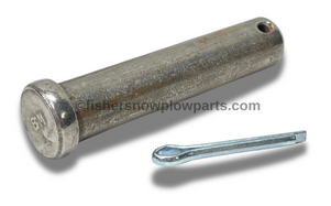 The 20639K - Fisher Snowplows Genuine Replacement Part is an essential component for anyone serious about maintaining efficiency and safety in snow removal operations. Crafted specifically for Fisher snowplows, this 3/4 x 3-15/32 machine pin with cotter pin ensures a secure and reliable connection between your plow's base angle and A-frame assembly. Designed to meet original equipment specifications, it seamlessly fits a range of models, including the Homesteader™ plow and the Western Suburbanite 20639W, making it a versatile addition to your snow plowing toolkit.

Constructed from high-quality materials, the 20639K machine pin is engineered to provide the durability required for harsh winter conditions. Its robust design allows it to withstand the stresses of heavy-duty snow removal, delivering dependable performance throughout the snow season. The included cotter pin adds an extra layer of security, ensuring that the machine pin remains firmly in place, reducing the risk of component failure during operations.
