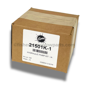The 21501K-1 Hydraulic Pump Kit by Fisher is the essential replacement component designed specifically for Insta-Act full-size straight plows and EZ V Legacy plows, ensuring optimal performance and reliability during winter operations. Engineered with precision, this hydraulic pump kit is compatible with a variety of Fisher and Western plows, including the first generation of MVP Legacy plows.

This genuine replacement part includes critical components such as the 66763 (26781-4, 66519, 66515), guaranteeing you have everything you need for efficient installation and seamless operation. The robust construction of the hydraulic pump ensures longevity and resilience even in the harshest winter conditions, maintaining your plow’s hydraulic system with dependable performance.

Ease of installation is a significant benefit of the 21501K-1 kit, with detailed illustrations available to guide you through the process. It’s ideal for both seasoned professionals and do-it-yourself enthusiasts looking to keep their snow removal equipment in peak condition. The design of the pump also allows for rapid response times, ensuring your plow can adapt swiftly to changing conditions, making short work of heavy snowfall and ice accumulation.