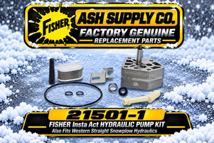 Enhance your snow removal efficiency with the 21501K-1 Hydraulic Pump Kit by Fisher, crafted for Insta-Act full-size straight plows and EZ V Legacy plows. This genuine replacement part is essential for optimal performance, keeping your plow running smoothly during the toughest winter conditions.

Designed for compatibility with various Fisher and Western plows, including the first-generation MVP Legacy, this hydraulic pump kit guarantees seamless operation and reliability. It features critical components, ensuring a hassle-free installation process with everything needed right out of the box.

Compatible with Fisher and Western snowplows
Robust construction for longevity
Detailed installation illustrations provided
Rapid response times for efficient snow clearing
High-quality materials reduce downtime

Upgrade your snowplow today with the 21501K-1 Hydraulic Pump Kit and tackle every winter storm with confidence.