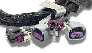28213K - FISHER SNOWPLOWS GENUINE REPLACEMENT PART -  HARNESS KIT PLOW LIGHTING H13 FOR INTENSIFIRE LIGHTS, DOES NOT FIT DUAL HEADLAMP LIGHTS, FROM FORMER KIT 28800. ALSO FITS WESTERN SNOWPLOW LIGHTS WITH SINGLE HEADLAMP BULB

COMPATIBLE WITH THE FOLLOWING COMPONENTS SOLD SEPARATELY:

28801-1 - HEADLIGHT DRIVERS SIDE WITHOUT HARNESS

28802-1 - HEADLIGHT PASSENGERS SIDE WITHOUT HARNESS

28806 - HEADLAMP BULB H13