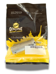 The 4289K - FISHER - WESTERN & SNOWEX 84631 is a high-quality replacement part specifically designed for snowplows. This genuine component includes a 3/4 x 2-inch machine pin paired with a durable 5/32 x 1 1/2-inch cotter pin, ensuring a secure and effective connection without compromise. Crafted with precision, this combination offers a reliable solution for maintaining optimal performance during those harsh winter conditions.