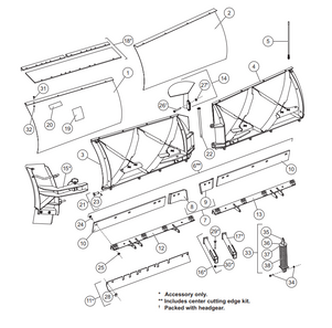 44110-1 - FISHER XTREME V SNOWPLOWS GENUINE REPLACEMENT PART -BASE ANGLE WELDMENT - DRIVERS SIDE - 9.5