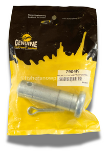 The 7904K - Fisher Snow Plows Genuine Replacement Part is designed to keep your snow plowing equipment in optimal condition. This clevis pin, measuring 1 inch by 3-5/16 inches, is an essential component for a variety of Fisher plow models. Crafted with precision and durability in mind, this part ensures a secure connection, allowing for effective operation even in the harshest winter conditions.