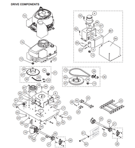 9209K - FISHER PROCASTER & GAS STEELCASTER SPREADERS GENUINE REPLACEMENT PART - WESTERN 65214, STRIKER & ICE BREAKER GAS ENGINE SPROCKET KIT - 12T