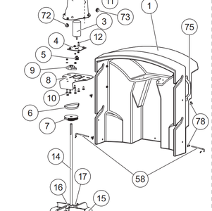 POLYCASTER EARLY VERSIONS BELT AND PULLEY BELOW BRACKET