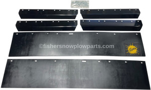 41812-1 - FISHER SNOWPLOWS GENUINE ACCESSORY - XV2 (XTREME V 2) RUBBER DEFLECTOR KIT 10" - 7 1/2' - 1/2 TON EZ V COMPACT, 8 1/2' & 9 1/2' WITH FISHER SPLATTER LOGO