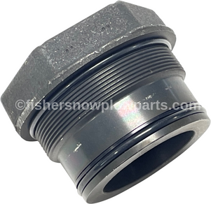 43135 -- "FISHER  SNOWPLOWS GENUINE REPLACEMENT PART -  XV2, HC, FLARED WING XLS & WESTERN MVP 3, LIFT RAM GLAND NUT ASSEMBLY WITH SEALS GLAND NUT ASSEMBLY 1-3/4" ID FOR LIFT PISTON