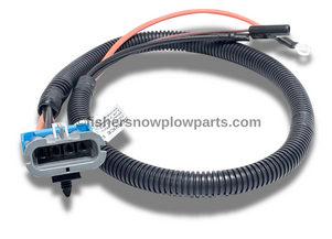 The 78415 Fisher - Western Spreaders Factory Genuine Replacement Part is an essential component for maintaining the efficiency and reliability of your snow and ice management equipment. Specifically designed for use with the FleetFlex Wired Polycaster and Western Tornado models, this cable assembly offers a seamless connection from the spreader module to the chute spinner.