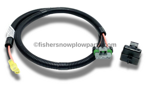 The 78412 Fisher Polycaster - Western Tornado Spreaders Factory Genuine Replacement Part is designed to keep your snow-fighting equipment operating at peak performance. This high-quality cable assembly is specifically tailored for the spinner motor and chute of Fleetflex units, ensuring that your spreader functions smoothly and efficiently. 78413