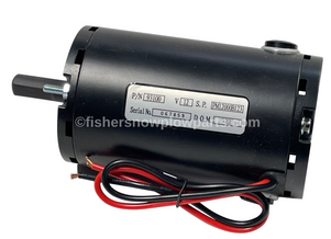93100 - FISHER STEELCASTER - POLYCASTER - WESTERN TORNADO, STRIKER HOPPER SPREADER GENUINE REPLACEMENT PART -SPINNER MOTOR 12VDC 1/3 HP. - 93200 REVERTS TO 93100
