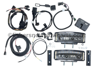 72560 - FISHER - WESTERN - SNOWEX SNOWPLOWS GENUINE ACCESSORY - LED Headlight Upgrade Kit, Complete. Truck and plow side.  