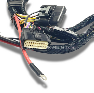 The 72546 Fisher LED Intensifire harness is an essential component for any serious snow plow operator, designed with precision to enhance your vehicle's lighting system. This genuine replacement part is specifically tailored for compatibility with the Fisher LED Intensifire, Western Nighthawk, and SnowEx Storm Seeker snow plows, ensuring optimal functionality and performance.
Crafted from high-quality materials, this 16-pin harness is engineered to support LED vehicle lighting, providing a reliable connection that stands up to cold weather conditions and the rigors of heavy snow plowing. Say goodbye to flickering lights and unreliable connections—this replacement harness guarantees a seamless integration for your plow lights, allowing you to focus on the task at hand instead of worrying about equipment malfunctions. The 72546 Fisher LED Intensifire harness is an essential component for any serious snow plow operator, designed with precision to enhance your vehicle's lighting system. This genuine replacement part is specifically tailored for compatibility with the Fisher LED Intensifire, Western Nighthawk, and SnowEx Storm Seeker snow plows, ensuring optimal functionality and performance.
Crafted from high-quality materials, this 16-pin harness is engineered to support LED vehicle lighting, providing a reliable connection that stands up to cold weather conditions and the rigors of heavy snow plowing. Say goodbye to flickering lights and unreliable connections—this replacement harness guarantees a seamless integration for your plow lights, allowing you to focus on the task at hand instead of worrying about equipment malfunctions.