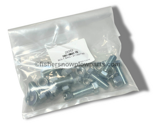 The 29352 - Fisher 7185 Bolt Bag is an indispensable genuine replacement part designed specifically for the Toyota Tundra models from 2007 to 2021. Crafted with precision and quality, this bolt bag ensures your snowplow operates seamlessly during those harsh winter months. It is compatible with Fisher Mount 7185, as well as Western and SnowEx model 31139, making it a versatile choice for snow management.

Constructed from durable materials, the bolts included in this replacement pack affirm long-lasting performance and reliability. Each bolt is engineered to withstand the rigors of snow plowing, keeping your equipment secure and functioning effectively. The bag provides an organized solution to prevent loss and confusion, ensuring you have the correct hardware readily available when you need it most.

DOES NOT INCLUDE BOLTS WITH HANDLES