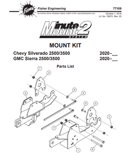 The 77064 Fisher - Western - SnowEx Snowplows Genuine Replacement Part is a must-have for those looking to maintain peak performance during the winter months. This rear plate is specifically designed to fit Fisher 77109 and Western 31700 mounts, optimized for GM K2500 and K3500 Silverado and Sierra models from 2020 onward. With the ability to fit both left and right sides, this versatile replacement part ensures compatibility and ease of installation.

MADE IN ROCKLAND, MAINE USA
