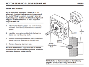 64589 - FISHER - WESTERN SNOWPLOWS Sleeve bearing tool kit