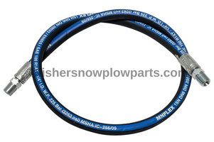 4424 - FISHER SNOWPLOWS GENUINE REPLACEMENT PART - HOSE, 1/4 X 36 W/NPT ENDS SAE 100R1 HOSE, 1/4" NPTF THD
