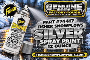 Maintain the sleek look and durability of your snowplow with the 74417 FISHER® Snowplows Genuine Silver Enamel 12 oz Aerosol Spray. This premium protectant is tailored specifically for snow removal equipment, providing not just aesthetic appeal but also superior protection against the harshest winter conditions.

Easy to apply and designed for optimal performance, this aerosol spray offers a professional-grade silver finish, ensuring your snowplow stands out while effectively resisting chipping, peeling, and fading. Perfect for quick touch-ups or full repaints, it’s an essential tool to have in your winter arsenal.

Durable silver enamel finish
12 oz aerosol for easy application
Resistant to chips, peels, and fades
Designed specifically for snowplows
Meets safety regulations for shipping

Invest in the 74417 FISHER® Snowplows Genuine Silver Enamel today and ensure your snow removal equipment looks great and lasts longer through the toughest seasons.