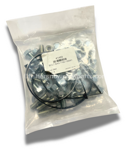 The 41489 – FISHER (7192) – WESTERN & SNOWEX (69981) Snowplows Genuine Replacement PAR Bolt Bag is an essential component for maintaining peak performance and reliability in your snowplow system. Crafted with precision and built to last, this replacement bolt bag is designed specifically for FISHER, WESTERN, and SNOWEX snowplows, ensuring that you receive the right parts for a seamless fit.

Durability is a priority in the engineering of the 41489 bolt bag, as it includes high-quality bolts that stand up to the demanding conditions of snow removal. Whether you're substituting worn-out hardware or preparing for heavier winter storms, this kit provides the necessary components to keep your plow functioning optimally. The specially designed bolts facilitate secure assembly and offer peace of mind, knowing your snowplow is equipped with reliable fasteners.

This replacement bolt bag not only simplifies maintenance but also supports the longevity of your snowplow by minimizing the risk of part failure. Precise measurements and rigorous testing ensure compatibility with models 7192 and 69981, allowing users to effortlessly replace old bolts without any adjustments or modifications.

Included are all the essential bolts you need, packed conveniently in one kit, making it easy to organize and manage your maintenance tasks. With the 41489 – FISHER – WESTERN – SNOWEX Snowplows Genuine Replacement PARTS Bolt Bag, you invest in both quality and performance, equipping your snowplow to handle whatever winter may bring.