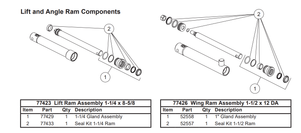 Enhance your winter snow removal experience with the 77426 Fisher Snowplows Genuine Replacement Part. This essential 7 1/2' EZ Compact Plow Wing Angle Ram Assembly, designed with precision, ensures your plow operates at peak efficiency when you need it most.

Manufactured in Milwaukee, WI, the durable 1-1/2 x 12 double-acting assembly integrates seamlessly into your existing plow setup. Designed specifically for the EZ Compact series, it guarantees a perfect fit while enhancing the performance of your snow removal equipment.

Compatible only with 7 1/2' EZ Compact Plows
Made in the USA for superior quality
Double-acting design for optimal responsiveness
Durable construction ensures long-lasting performance

Don’t let winter catch you off guard; equip your snowplow with the reliable 77426 assembly and tackle the snow with confidence.