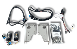 Enhance the safety and visibility of your snow management equipment with the 99494-1 Strobe Light Kit by Fisher. Designed as a genuine accessory for the Fisher Steelcaster, Tempest, Western Striker, Marauder, and SnowEx Renegade spreaders, this strobe light kit combines functionality with durable construction to improve operator awareness in harsh winter conditions.

This comprehensive kit includes essential brackets for easy installation, ensuring a secure fit on compatible spreaders. The powerful strobe lights provide high-visibility signaling, making your equipment noticeable to oncoming traffic and pedestrians, even in poor weather conditions. The bright flashes cut through the snow and fog, promoting safety while you tackle the toughest winter jobs.