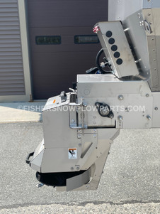 The 98520 8' 2.2 cubic yard Fisher Stainless Steel Tempest Dual Motor Electric Hopper Conveyor Chain Spreader is an advanced solution designed to streamline the maintenance of roads and surfaces, particularly in harsh winter conditions. Constructed from durable, riveted corrosion-resistant stainless steel, this hopper spreader combines reliability with a sleek appearance, making it an essential tool for fleet operators and municipal snow management teams.