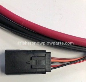 83690 - FISHER TEMPEST - WESTERN MARAUDER - SNOWEX RENEGADE SPREADERS GENUINE REPLACEMENT PART - FLEET FLEX VEHICLE CABLE ASSEMBLY. CABLE IS STANDARD ON 3.0, 4.0 & 5.0 YARD SPREADERS. HARNESS CAN BE USED ON OLDER FLEETFLEX WIRED HOPPER SPREADERS. HARNESS IS 44" LONGER THAN 76057 FOR EXTENDED BED TRUCKS.