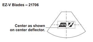 21706 - FISHER SNOWPLOWS GENUINE REPLACEMENT PART - EZ-V LOGO (LEGACY) 6.75 X 2.60