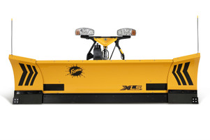 92970 - FISHER SNOWPLOWS GENUINE REPLACEMENT PART - FLARED WING XLS LOGO DECAL XLS LOGO 16.12 x 3.25, MOLDBOARD