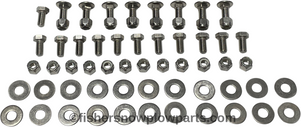 93976 - FISHER TEMPEST - WESTERN MARAUDER - SNOWEX RENEGADE STAINLESS STEEL HOPPER SPREADERS REPLACEMENT PARTS - BOLT BAG FOR SPILL GUARDS 93970 & 93975
